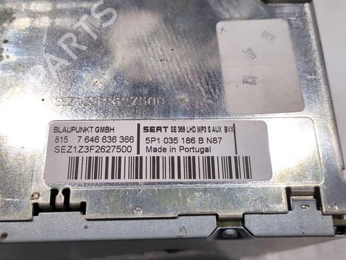 Radio SEAT ALTEA XL (5P5, 5P8) 1.9 TDI | BP23926672E6 