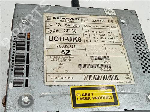 Radio OPEL ASTRA H (A04) 1.6 (L48) | BP23913428E6 