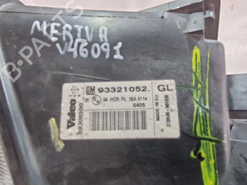 Left headlight OPEL MERIVA A MPV (X03) 1.3 CDTI (E75) | BP36017511C28  - Image 7