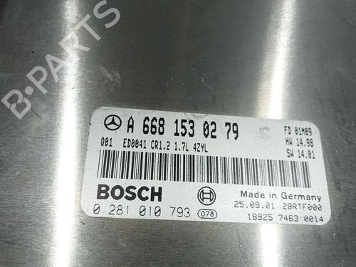 Electronic module MERCEDES-BENZ A-CLASS (W168) A 170 CDI (168.009, 168.109) | BP30934535M83