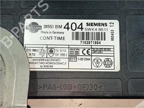 Comfort control module NISSAN ALMERA II (N16) 2.2 Di | BP23908362M56 