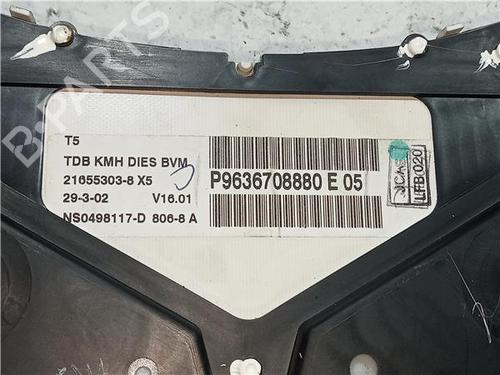 Instrument cluster PEUGEOT 307 Break (3E) 1.6 HDi 110 | BP23912574C47 