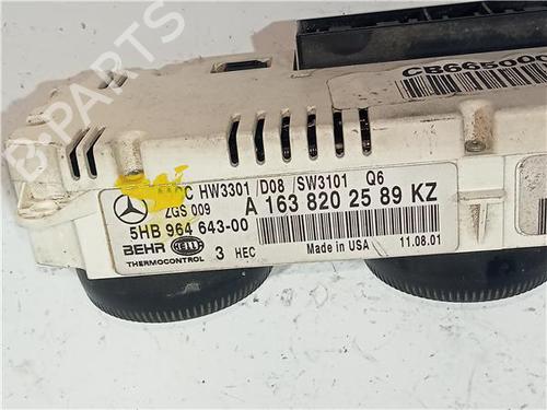 Climate control MERCEDES-BENZ M-CLASS (W163) ML 400 CDI (163.128) | BP23918648I5 