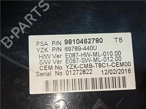Instrument cluster PEUGEOT 3008 I MPV (0U_) 2.0 HDi 150 / BlueHDi 150 | BP23920087C47 