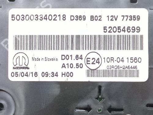 Instrument cluster FIAT 500X (334_) 1.6 D Multijet (334AXA1B, 334AXA11) | BP25020024C47 