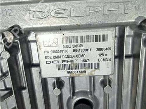 Electronic module PEUGEOT 407 (6D_) 2.0 HDi 135 (6DRHRH, 6DRHRE, 6DRHRG, 6DRHRJ) | BP24968252M83 