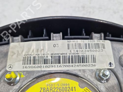 Driver airbag MERCEDES-BENZ A-CLASS (W169) A 200 CDI (169.008, 169.308) | BP30193679C9