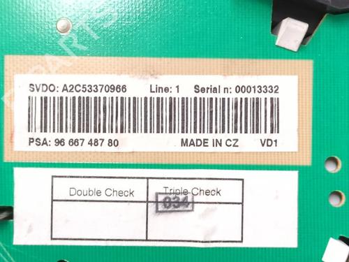 Instrument cluster PEUGEOT 207 CC (WD_) 1.6 16V | BP26210874C47