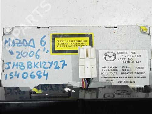 Radio MAZDA 6 Saloon (GG) 2.0 DI (GG14) | BP23908706E6 