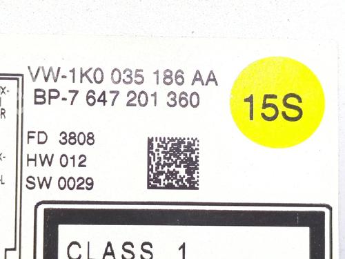 Radio VW GOLF VI (5K1)  | BP29329766E6 