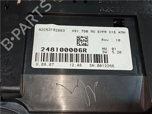 Instrument cluster RENAULT LAGUNA III (BT0/1) 2.0 dCi (BT01, BT08, BT09, BT0E, BT0K, BT12, BT1C, BT1D,... | BP23920134C47 
