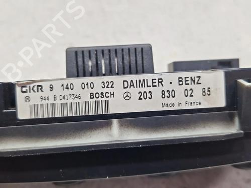 Climate control MERCEDES-BENZ C-CLASS (W203) C 220 CDI (203.006) | BP29519589I5 