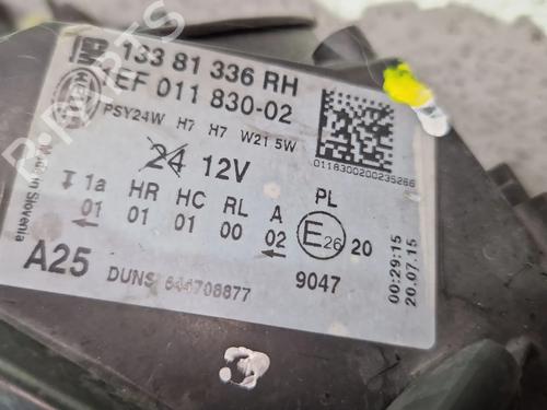 Right headlight OPEL CORSA E (X15) 1.3 CDTI (08, 68) | BP29698334C29 