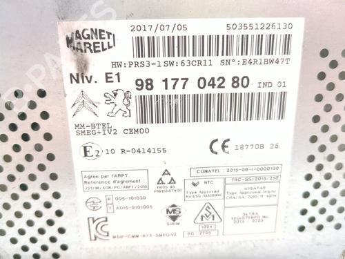 Radio PEUGEOT PARTNER Tepee 1.6 HDi 16V | BP30770377E6 