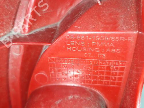 Right taillight RENAULT KANGOO (KC0/1_) D 65 1.9 (KC0E, KC02, KC0J, KC0N) | BP29877466C35