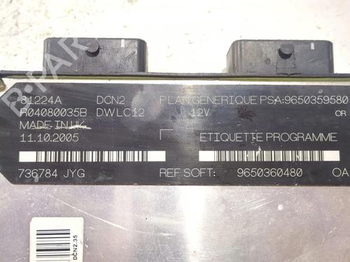 Electronic module CITROËN BERLINGO / BERLINGO FIRST MPV (MF_, GJK_, GFK_) 1.9 D (MFWJZ) | BP28530834M83