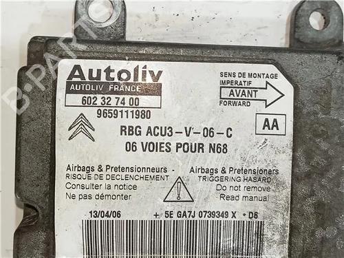 Kollisjonspute styreenhet CITROËN XSARA PICASSO (N68) 1.6 HDi | BP23919474M53 