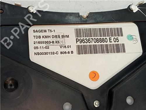 Instrument cluster PEUGEOT 307 Break (3E) 1.6 HDi 110 | BP23911143C47 