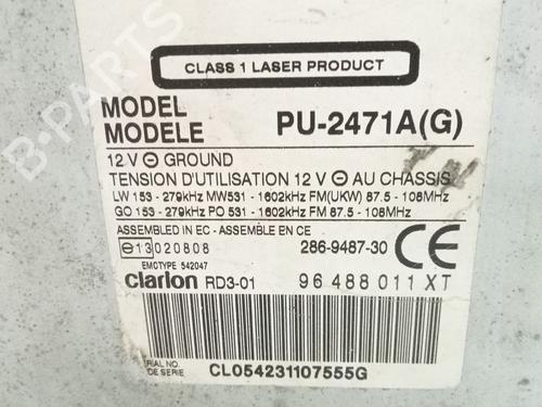 Radio PEUGEOT 307 (3A/C) 2.0 HDi 90 | BP30934519E6