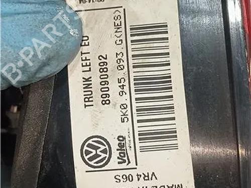 Left taillight VW GOLF VI (5K1) 1.6 TDI | BP23916855C34 