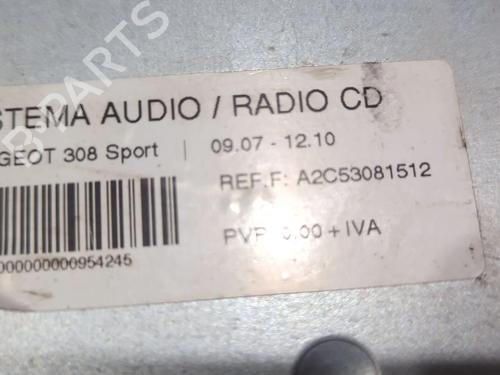 Radio PEUGEOT 308 SW I (4E_, 4H_) 1.6 HDi | BP27833393E6 