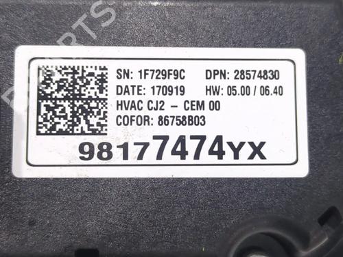 Climate control OPEL GRANDLAND / GRANDLAND X (A18, P1UO) 1.6 Turbo D (75) | BP24199482I5 