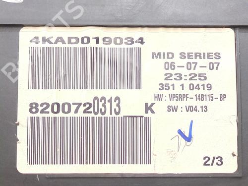 Kombinert Instrument RENAULT MEGANE II (BM0/1_, CM0/1_) 1.9 dCi (BM0G, CM0G) | BP27860153C47 