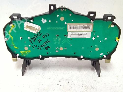 Instrument cluster PEUGEOT 207 CC (WD_) 1.6 16V | BP26210874C47