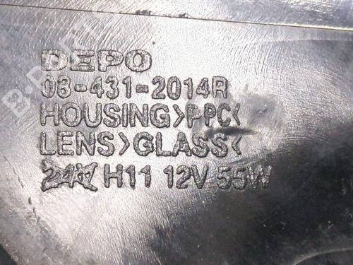 Right front fog light FORD MONDEO III Saloon (B4Y) 2.0 16V TDDi / TDCi | BP32282192C31