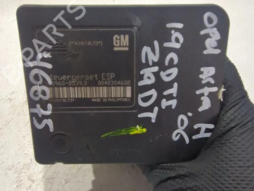 Aggregati ABS OPEL ASTRA H (A04) 1.9 CDTI (L48) (150 hp) 24885675
