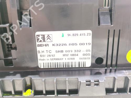 Climate control CITROËN C5 III (RD_) 2.0 HDi (RDRHD8, RDRHDJ, RDRHR8, RDRHRJ) | BP32163672I5  - Image 9