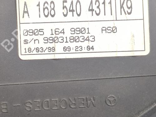 Instrument cluster MERCEDES-BENZ A-CLASS (W168) A 160 (168.033, 168.133) | BP24977291C47 