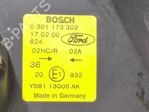 Right headlight FORD FIESTA Box Body/MPV (J5_, J3_) 1.8 DI | BP27715220C29 