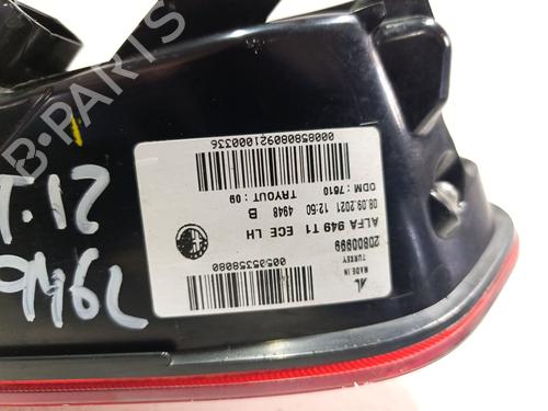 Left taillight ALFA ROMEO STELVIO (949_) 2.2 D Q4 (949.AXE2A) | BP39493297C34 - Image 7
