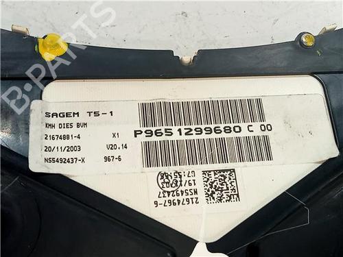 Instrument cluster PEUGEOT 307 Break (3E) 1.6 HDi 110 | BP23911230C47 