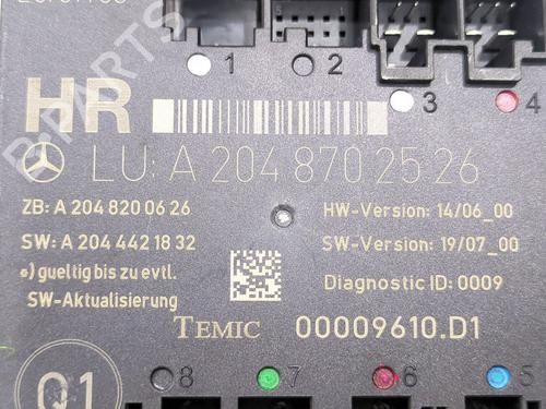 Electronic module MERCEDES-BENZ C-CLASS (W204) | BP30526248M83 - Image 3