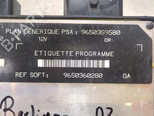 Elektronisk modul CITROËN BERLINGO / BERLINGO FIRST MPV (MF_, GJK_, GFK_) 1.9 D (MFWJZ) | BP27859890M83 