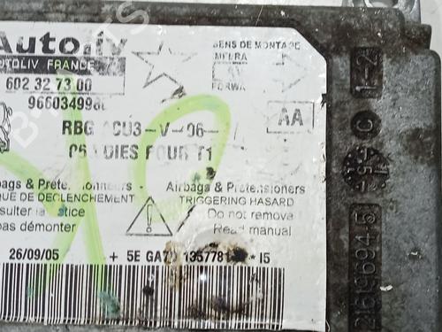 ECU airbags PEUGEOT 206 Hatchback (2A/C) 1.4 HDi eco 70 | BP26922523M53 