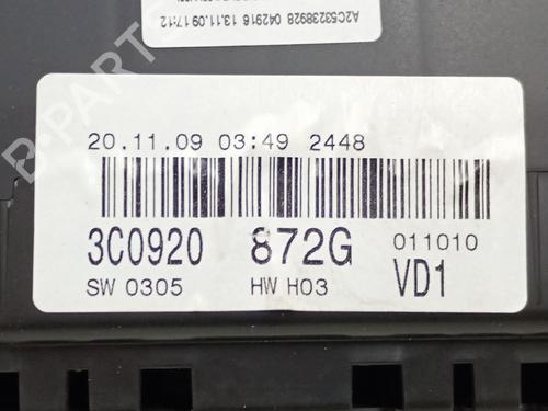 Instrument cluster VW PASSAT B6 (3C2) 2.0 TDI | BP36766818C47 - Image 5