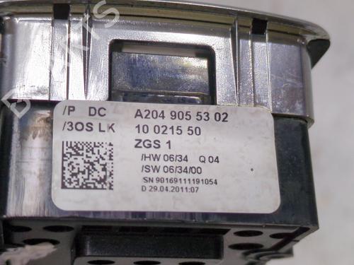Left front window switch MERCEDES-BENZ GLK-CLASS (X204) 200 CDI (204.901) | BP32657274I27  - Image 6
