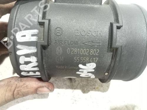 Mass air flow sensor OPEL MERIVA A MPV (X03) 1.7 CDTI (E75) | BP27337575M95 