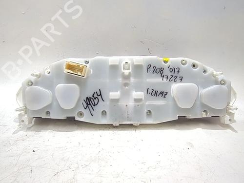 Instrument cluster PEUGEOT 208 I (CA_, CC_) 1.2 VTI 82 | BP26929844C47