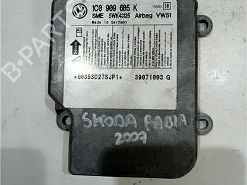 Kollisjonspute styreenhet SKODA FABIA I Combi (6Y5) 1.4 TDI (80 hp) 23931231