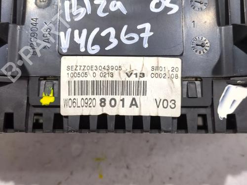 Instrument cluster SEAT IBIZA III (6L1) 1.9 TDI | BP23925598C47 