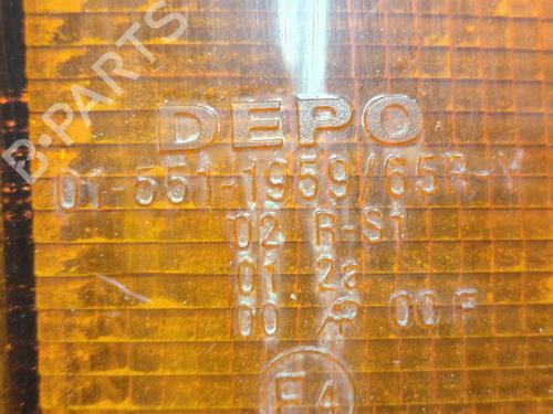 Right front indicator RENAULT KANGOO (KC0/1_) 1.9 dCi 4x4 (KC0V) | BP32010309C33 