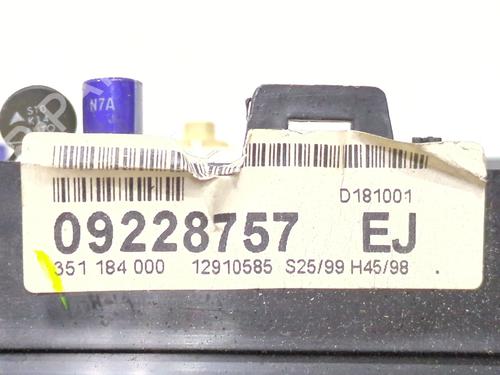 Instrument cluster OPEL ZAFIRA A MPV (T98) 2.0 DTI 16V (F75) | BP29387504C47 