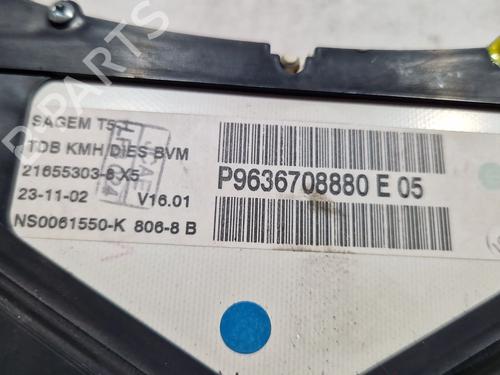 Instrument cluster PEUGEOT 307 (3A/C) 2.0 HDi 90 | BP29383767C47 