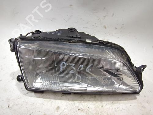 Used Right headlight PEUGEOT 306 (7B, N3, N5) 1.9 D (69 hp) 27928684