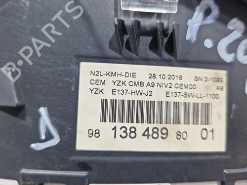 Instrument cluster PEUGEOT 2008 I (CU_) 1.6 VTi | BP30770211C47 