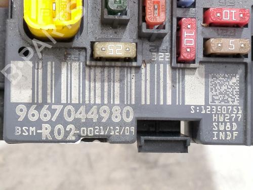 Fuse box PEUGEOT 3008 I MPV (0U_) 1.6 THP | BP28579823E1 